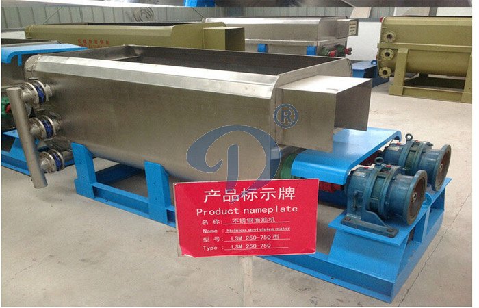 Double screw gluten making machine