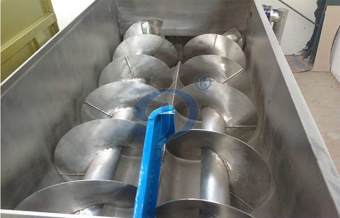 Double helix gluten machine
