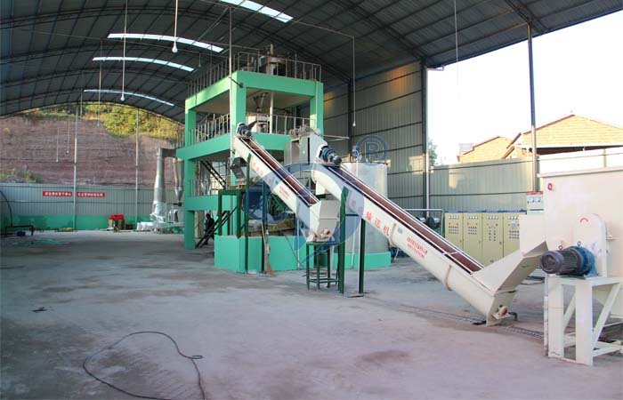 Starch processing line