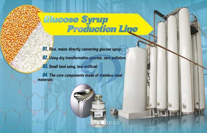 Corn syrup processing line