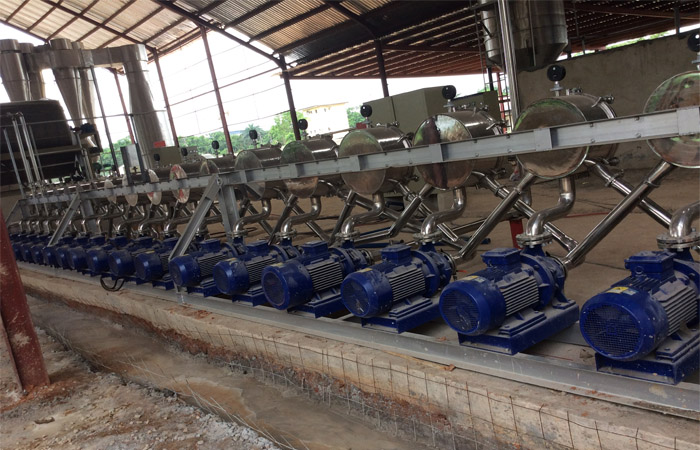 cassava starch processing machine