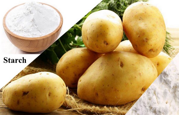 What is the step of starch extraction from potato?