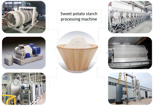 sweet potato starch processing machine