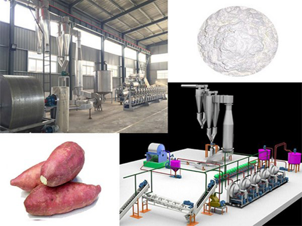 Professional sweet potato starch production line