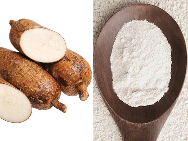 cassava and cassava flour