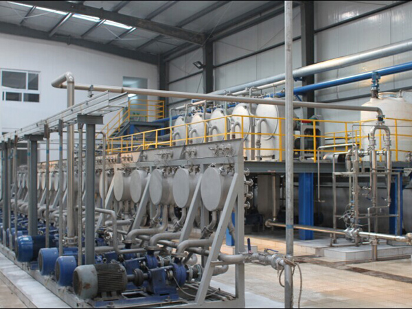 Highly automated potato starch processing machine in production line