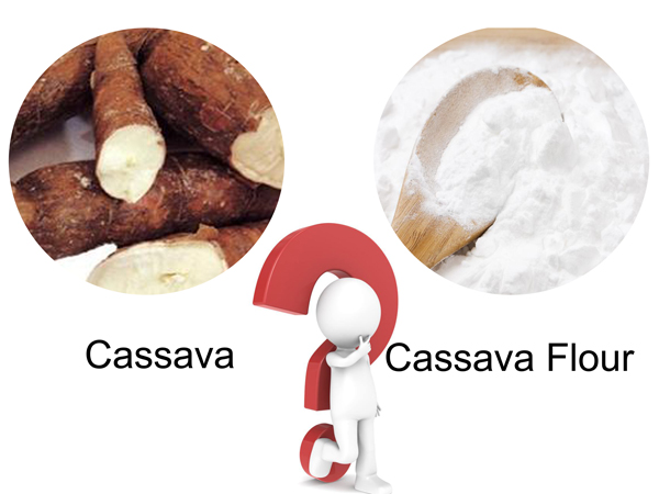 Cassava flour making process