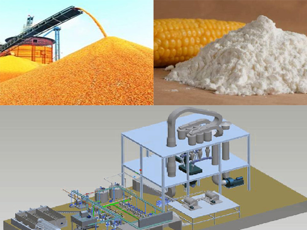 maize starch plant machinery