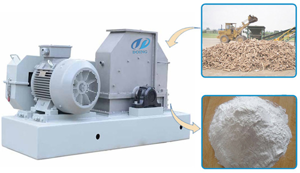 cassava flour processing machine