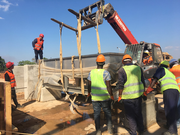 Cassava flour processing plant project installation in Tanzania