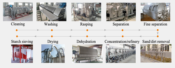 world potato starch production