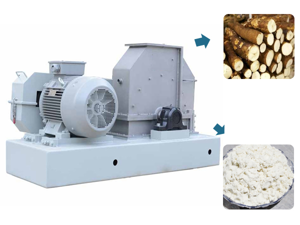 Cassava grinding machine for cassava processing