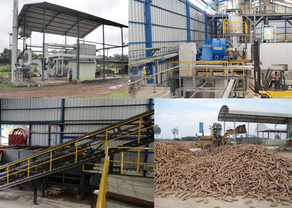 cassava starch processing plant