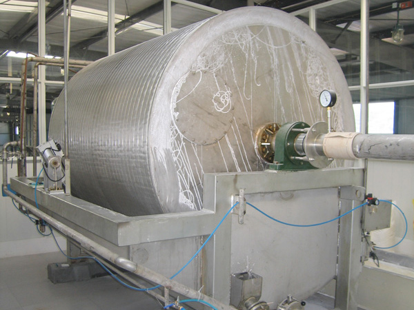 Starch vacuum filter
