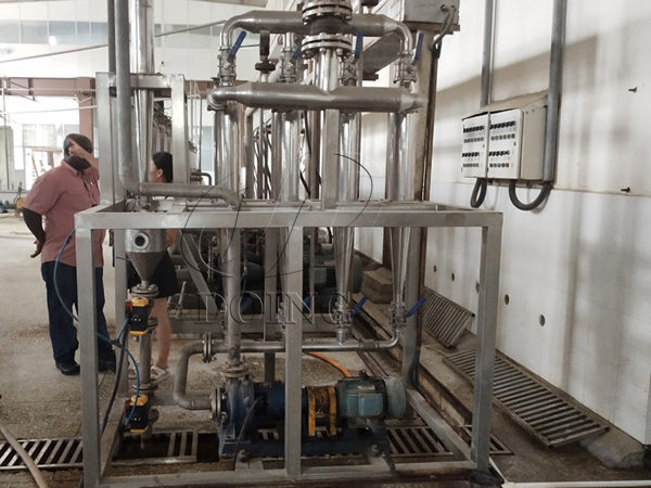 Customer from Ghana visit DOING for cassava starch processing machine