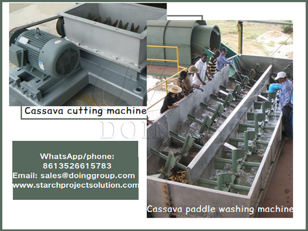 Modern equipment for cassava flour processing