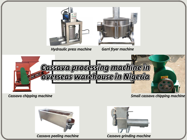 Cassava processing machine in overseas warehouse in Nigeria