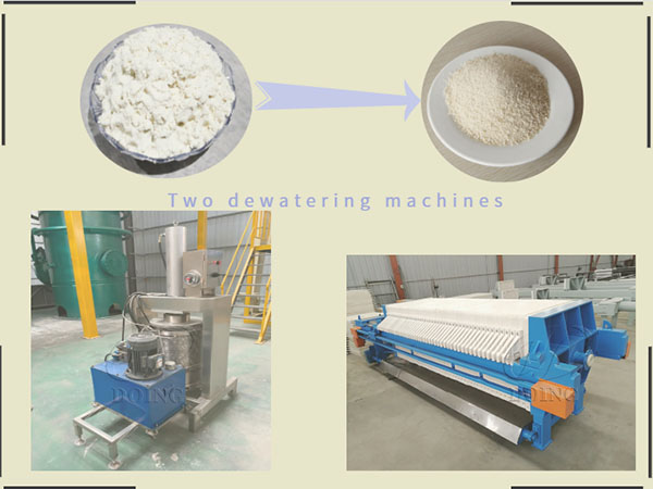 cassava flour dewatering machine