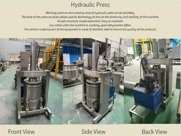 cassava flour hydraulic press