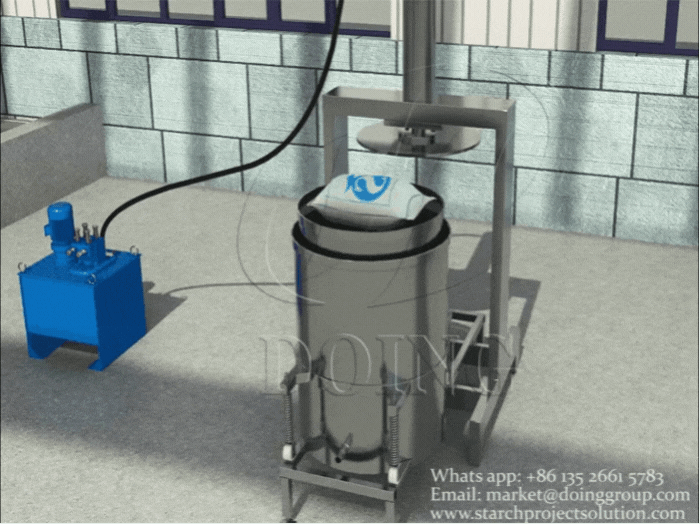 garri dewatering machine