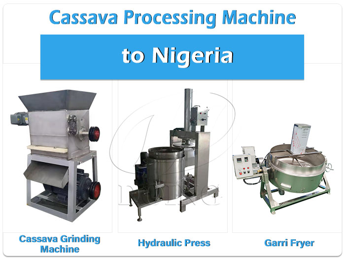 Nigerian client ordered garri processing machines from Henan Jinrui Company