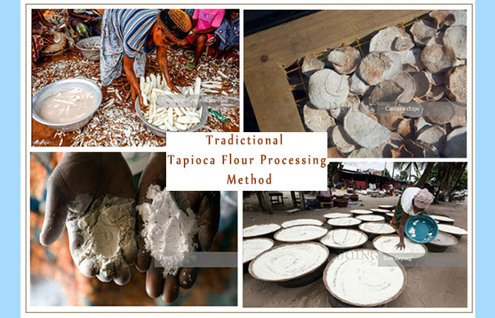 tapioca flour processing method