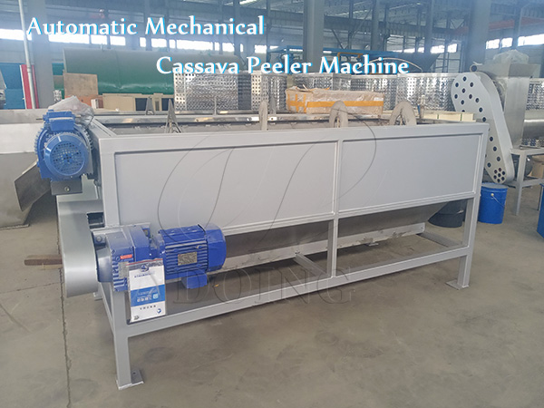 Automatic mechanical cassava peeler machine