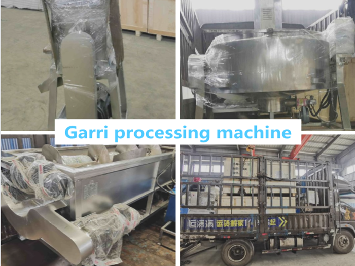 garri processing machine were packed