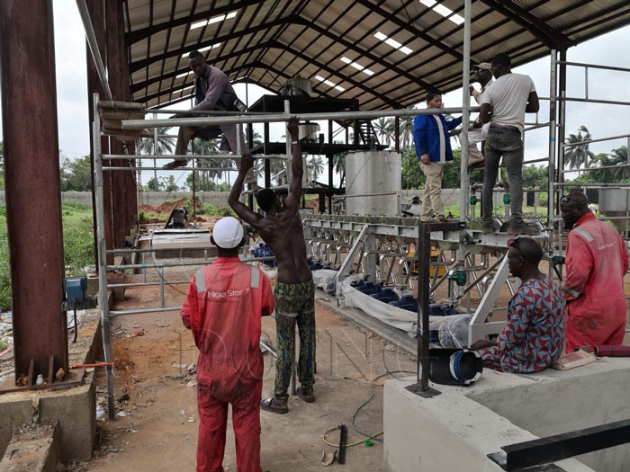 cassava starch processing plant