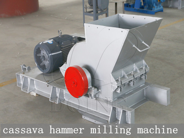 Côte d'Ivoire client ordered a 1 ton per hour cassava hammer milling machine from HENAN JINRUI