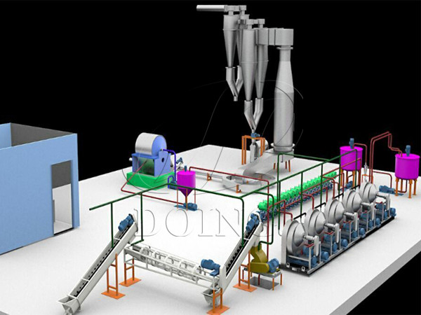 Tapioca starch processing equipment production line