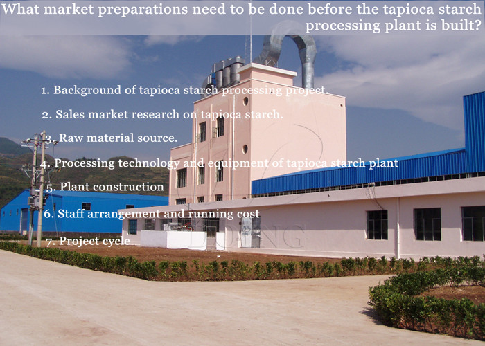 build tapioca starch processing plant preparations