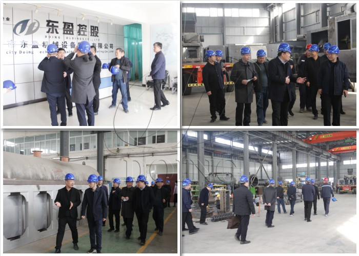 government officers visited our production factory