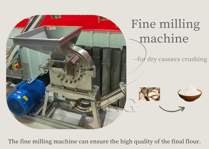 fine cassava milling machine 