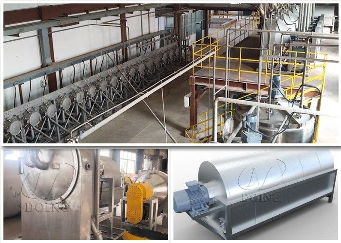 cassava starch hydrocyclone station and centrifuge sieve