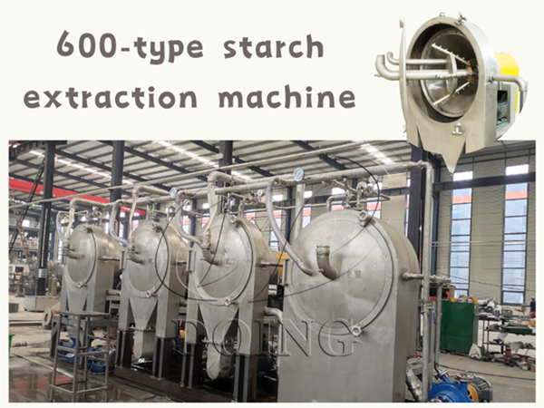 600-type starch extraction machine delivered to Nigeria from Henan Jinrui