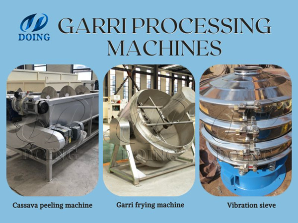 Henan Jinrui garri processing machines were sold to Ghana