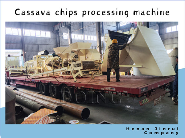 15tph full set cassava chips processing facility was shipped to Laos