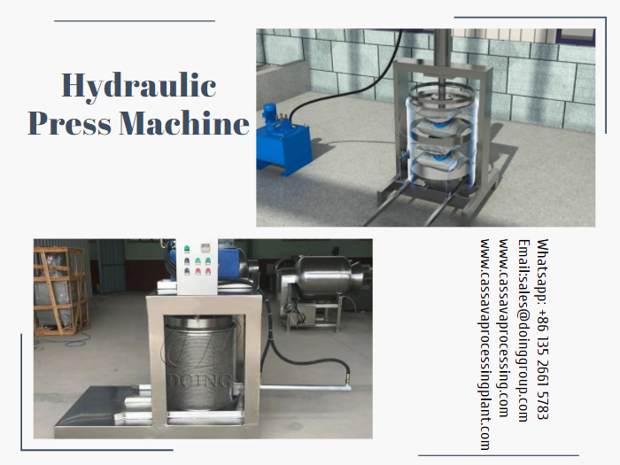 cassava flour processing machine