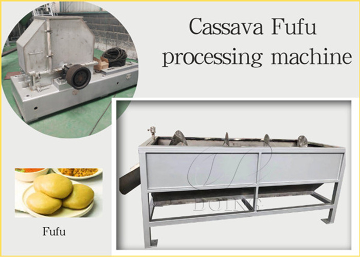 cassava processing machine for fufu flour production