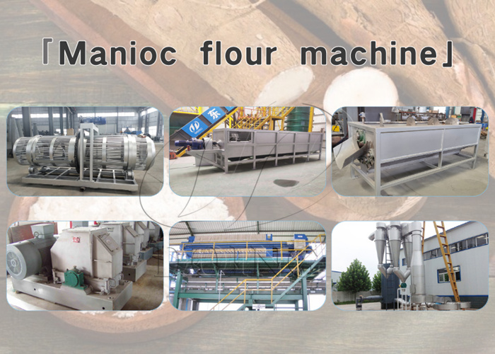 manioc flour processing machine