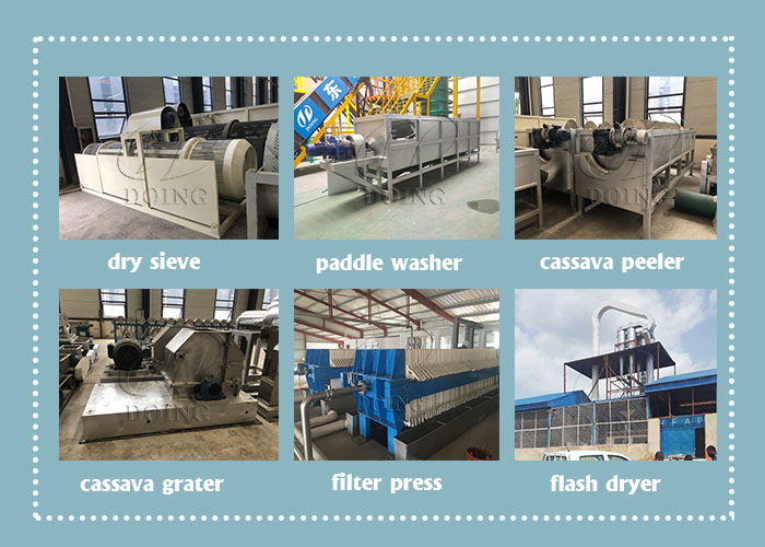 cassava flour processing machines