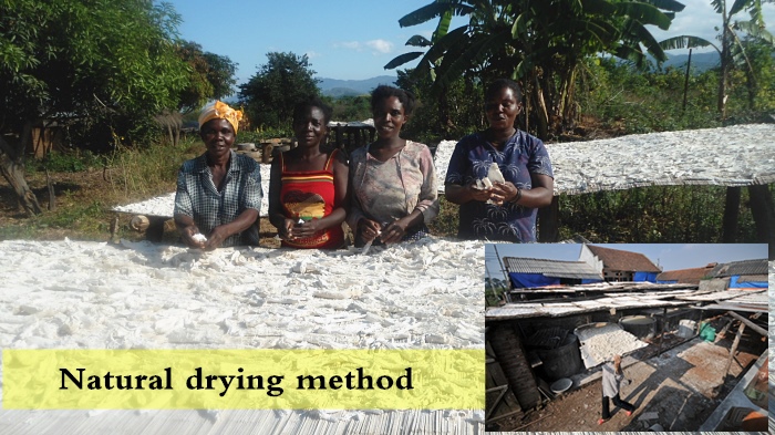 traditional fufu flour processing