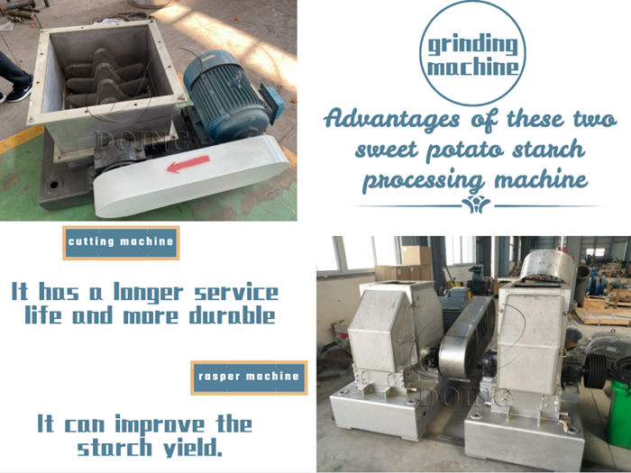 sweet potato starch processing machine
