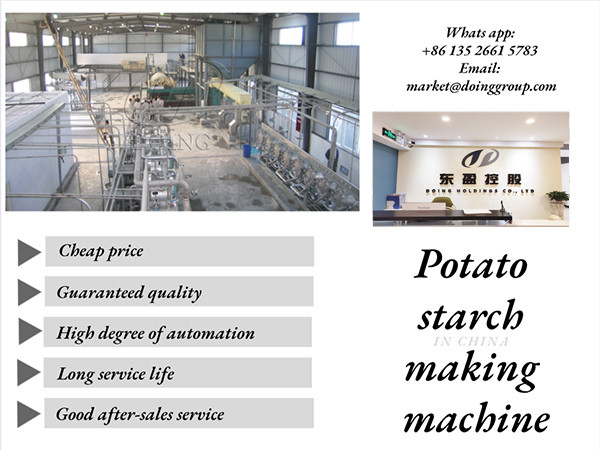 How about potato starch making machine in China?