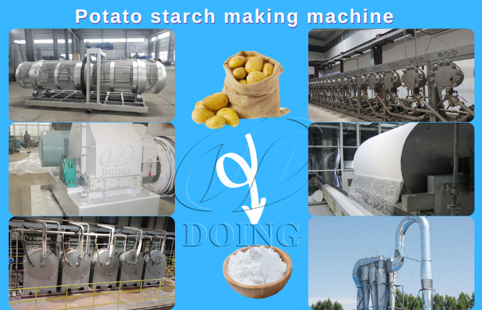 Potato starch processing equipment