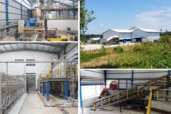 What are the requirements for setting up a cassava processing factory?