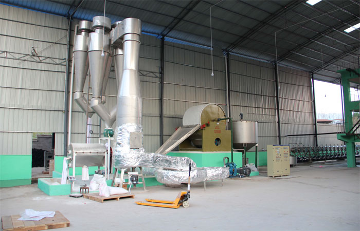 Starch drying machine