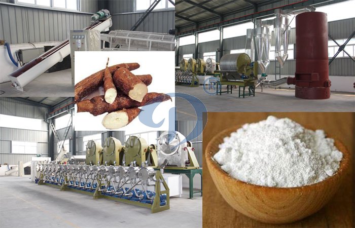 cassava starch processing machinery
