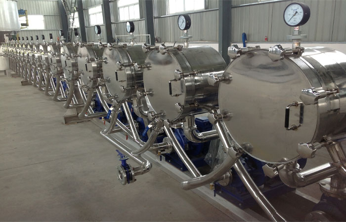 Starch hydrocyclone washing machine
